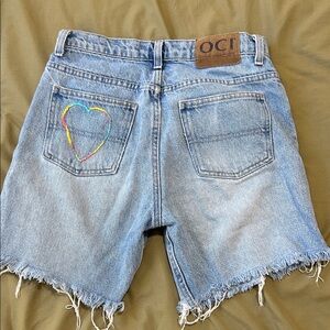 Women's Blue Denim Shorts